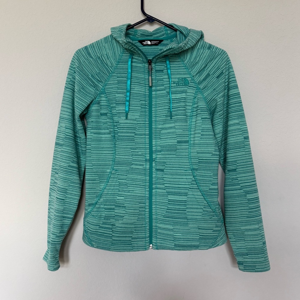 The North Face Teal Striped Women's Jacket